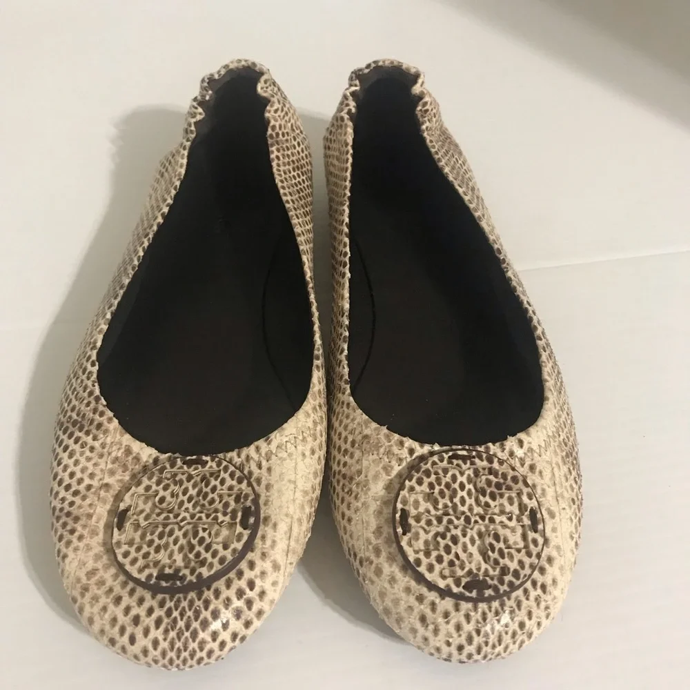 Tory Burch Women's Minnie Travel Ballet Flats Size 8M